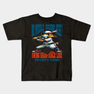 Home Run Hero Duck Kids T-Shirt